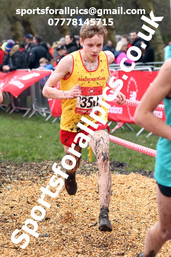 Intermediate boys, 2020 New Balance English Schools Champs., Sefton Park, Liverpool. Photo: David T. Hewitson/Sports for All Pics